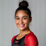 Retrato de Mariana V., gimnasta artística